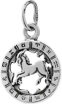 Produktbild von 925 Sterlingsilber Kettenanhänger Horoskop Sternzeichen Steinbock Zodiak 6326