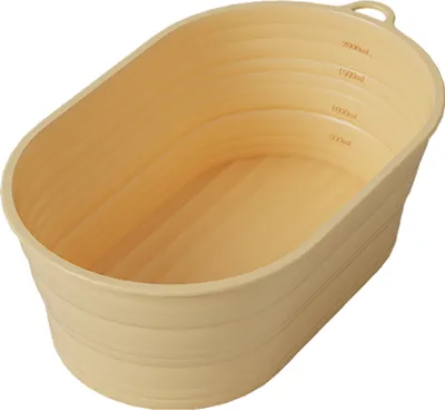 Produktbild von Gärkorb aus Silikon für Brot, rund, oval, Gärbox für Teig, ofenfest, zusammenklappbar, Sauerteig-Backzubehör für Zuhause