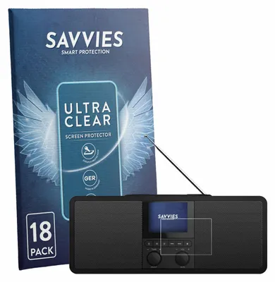 Produktbild von 18x Für Philips R8805 Schutzfolie Savvies Displayschutz Display Schutz Folie Klar Transparent