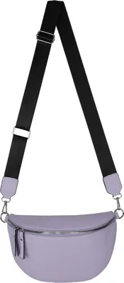Produktbild von Bauchtasche Umhängetasche Crossbody-Bag Hüfttasche Kunstleder Italy-Design PURPLE (22415)