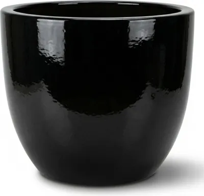 Zdjęcie produktu dla Doniczka ceramiczna Provencelia LANCELOT Czarny, Ø21 cm x H19 cm, mrozoodporna