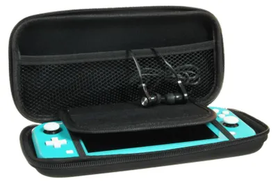 Produktbild von Qware Gaming-Zubehör-Pack geeignet für Nintendo Switch Lite - Schwarz