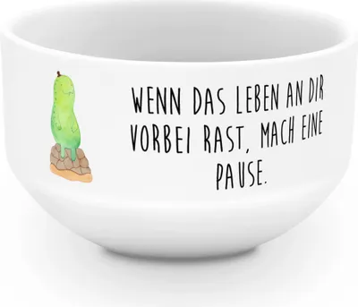 Produktbild von Mr. & Mrs. Panda Schüssel Schildkröte Pause - Weiß - Geschenk, dessertschale, schale, Entspannen, Achtsamkeit, frühstücksbowl, Achtsam, Müslischale, Obstschale