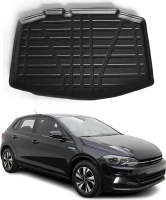 Produktbild von Kofferraumwanne Laderaumwanne für VW Polo 2017-2025 Schrägheck Schwarz TPE