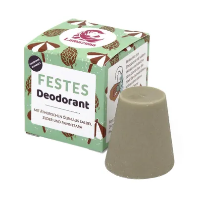 Produktbild von Lamazuna Festes Deodorant Salbei, Zedernholz & Ravintsara