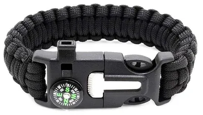 Produktbild von Verk 14372_CZ Survivalarmband 5 in 1 schwarz