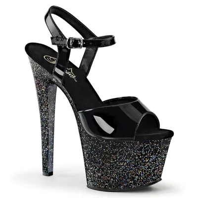 Produktbild von SKY-309MG Damen Sandale von Pleaser, Schwarz EU 41, US 11