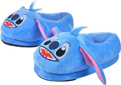 Produktbild von Pluszowe kapcie Zolta - Kapcie damskie ze zwierzętami - Puszyste przytulne kapcie - Zabawne ciepłe kapcie na zimę - JEDEN ROZMIAR 36-41 - Stitch