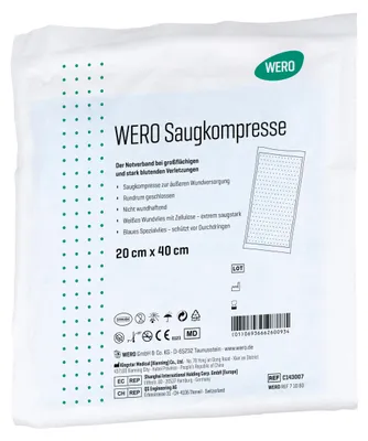 Produktbild von WERO Saugkompresse 20 x 40 cm, steril