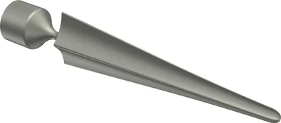 Produktbild von Interdeco Endstücke / Zierabschlüsse für Gardinenstangen mit 16 mm Ø Chrom matt, Typ Lorenzo (Speer), Pack. 2 Stück