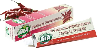 Immagine prodotto di Pasta di peperoncino 80 gr. - Gia