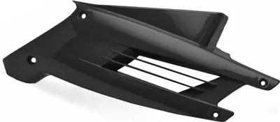 Produktbild von TNT Verkleidung Seitenverkleidung hinten / rechts unter Helmfach kompatibel mit Peugeot Speedfight 2, schwarz unlackiert