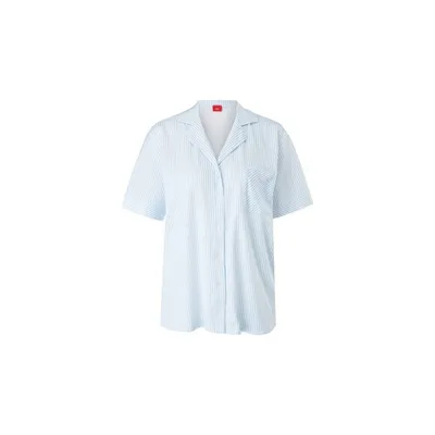 Produktbild von s.Oliver Pyjamaoberteil himmelblau-gestreift Größe 36/38