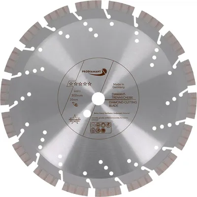 Obrázok produktu pre PRODIAMANT Diamantový rezací kotúč 300 mm betón / žula Turbo BG013 Otvor 20 mm