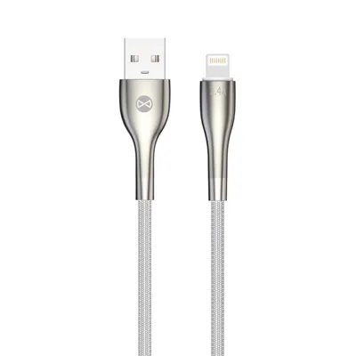 Obrázek produktu pro Kabel Forever Sleek USB/Lightning 1m 2,4A bílý