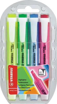 Produktbild von Textmarker swing cool VE=5x4 Stück sortiert