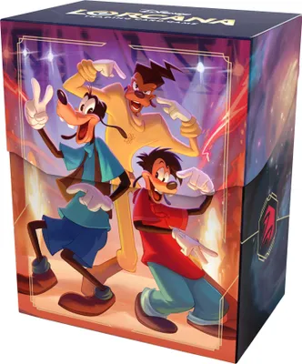Produktbild von Ravensburger Disney Lorcana TCG: Mythen - Deck Case Goofy, Max und Powerline