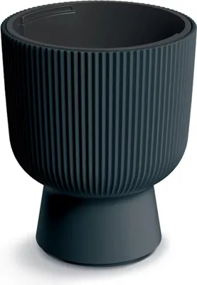 Produktbild von Prosperplast Milly Designer-Blumentopf Modernes Zylinderdesign inkl. Pflanzeinsatz, für Innen- und Außenbereich, Frostbeständig, Hitzebeständig und UV