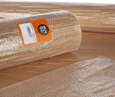 Produktbild von Famanu Luftpolsterfolie transparente Verpackungsfolie - 120 x 5 m