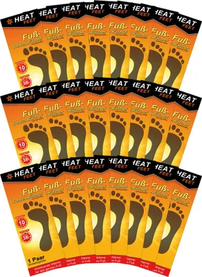 Produktbild von 24 Paar Fußsohlenwärmer "Heat Feet" Wärmesohlen Schuhwärmer Sohle Fußwärme Schuhheizung Fußheizung 8 Stunden Wärmedauer