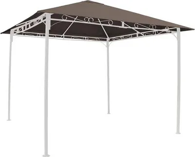Produktbild von Universaler Ersatzdach 293 x 293 cm Polyesterbraun wasserabweisend UV-schutz