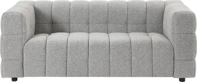 Produktbild von Sofa 2-Sitzer – Bouclé-Stoff – Hellgrau – LERICI von Pascal Morabito