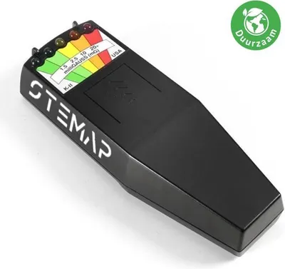 Produktbild von Stemap® K2 Messgerät | Fassung 2024 | Schwarz | Qualität Geisterjagd | EMF-Messgerät | EMF-Detektor | Geistererkennungsgerät | Strahlungsmessgerät | Geister-Box | HSP | Hochempfindlich