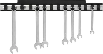 Produktbild von TOOLCRAFT 88 68 92 Alu-Gabel-Ringschlüsselleiste (L x B) 435 mm x 48 mm 1 St.