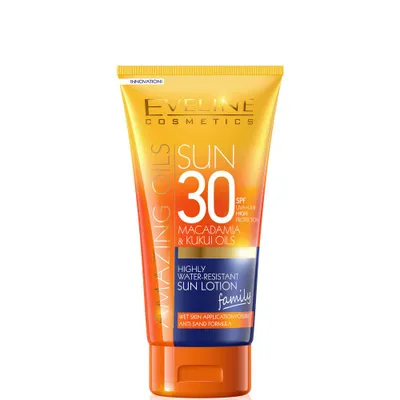 Produktbild von Eveline Cosmetics Sun Amazing Oils Highly Water Resistant Sun Lotion SPF30tion SPF30 200ml