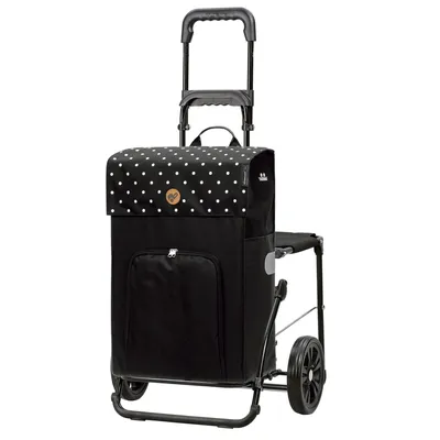 Immagine prodotto di Andersen SHOPPER MANUFAKTUR carrello della spesa Komfort Shopper Malit 45L Black nero
