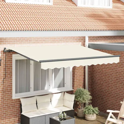 Obrázok produktu pre Maison Exclusive – zatahovacia markíza, krémová, 250 x 200 cm, látka