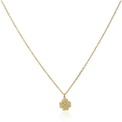 Produktbild von Halsketten Mit Anhӓnger GioiaPura Gold Kollektion Lucky - frau