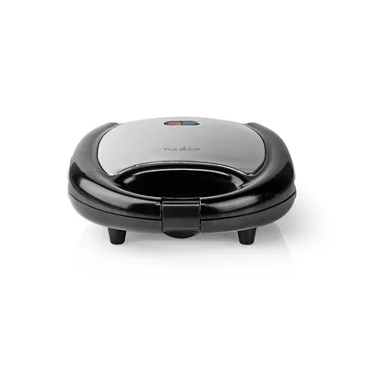 Zdjęcie produktu dla Nedis KAWP200BK, 2 gof., Prostokątny, Czarny, Srebrny, Aluminium, Plastik, Zasilanie, 750 W
