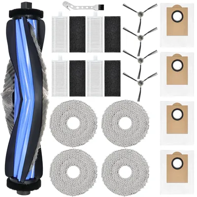 Image de Accessoires pour aspirateur : brosses, chiffons et sacs