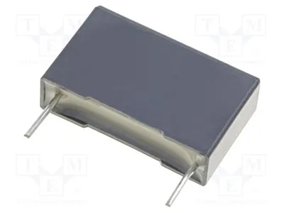 Obrázok produktu pre 2 kondenzátory: X2 ±10%, 10 nF, 15 mm, 18x5x11 mm, 275 VAC, kód: R46KI21004001K1
