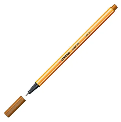 Zdjęcie produktu dla STABILO point 88, Brązowy, Brązowy, Pomarańczowy, Sześciokątny, Metal, 0,4 mm, Niemcy