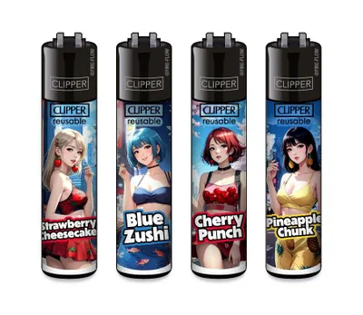 Produktbild von Clipper Feuerzeug 4er Set FFX 420 Manga