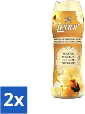 Obrázok produktu pre Lenor - Vonný booster - Zlatá orchidea - 22 praní - hodnotné balenie - 2 kusy
