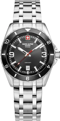 Produktbild von Swiss Alpine Military Herren Uhr Analog Quarz 7034.1137SAM Edelstahl