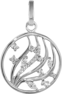 Produktbild von trendor 80746 Silber Anhänger für Frauen mit Zirkonias