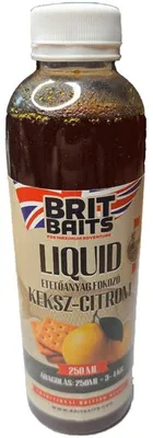 Image de BritBaits, liquide aromatisé biscuit-citron, 250 ml