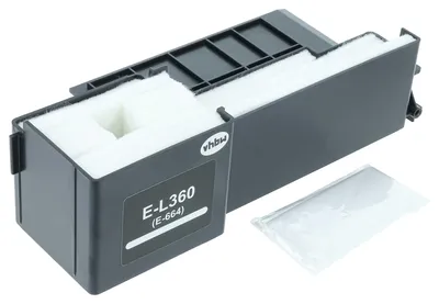 Produktbild von vhbw Resttintenbehälter kompatibel mit Epson Sylus SX445W, SX440W, SX435W, SX430W, SX235W, SX230 Tintenstrahldrucker - Wartungsbox