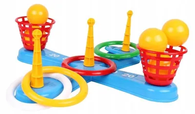 Produktbild von Technok Wurfringe Geschicklichkeitsspiel Bewegungsspiel Kinderspiel