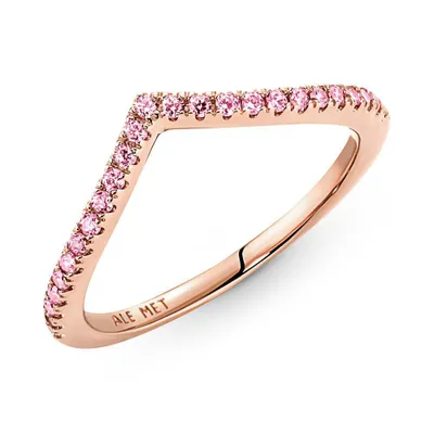 Obrázok produktu pre PANDORA Jewels, model TIMELESS WISH, ružový prsteň – veľkosť 48. ******