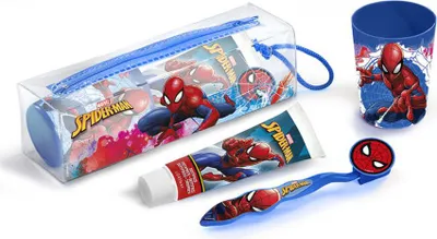 Produktbild von SPIDERMAN Kinder Zahnpflegeset 3-teilig – inkl. Eau de Toilette 50 ml