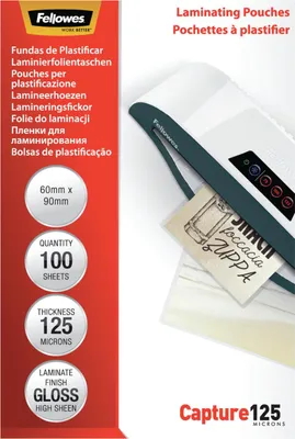 Immagine prodotto di Fellowes 5397402 pellicola per plastificatrice 100 pz