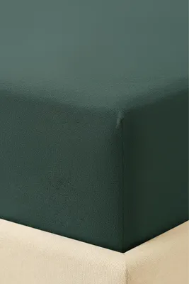 Produktbild von Frottee-Spannbettlaken 80x160+15 cm mit Gummizug, Hellgrün