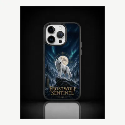 Imagen del producto de Funda para iPhone 14 Pro, carcasa protectora con diseño de Frostwolf – LUNØIR ©