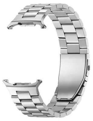 Produktbild von By Qubix Titan-Gliederarmband - Silber - passend für Samsung Galaxy Watch 9 - 40 mm / 44 mm