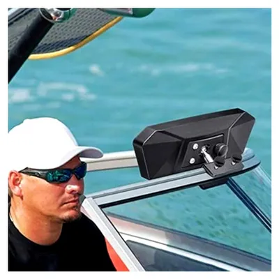 Produktbild von Marine-Rückspiegel,Boot-Rückspiegel Marine - Bootsspiegel-Rückspiegel | Weitwinkel-Innenspiegel, Marine-Spiegel, Bewertungsspiegel für Wasserski, Sport, Wakeboarden, Surfen